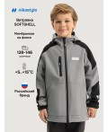 Ветровка 4л15526 серый/черный