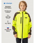 Ветровка 4л15526 лайм/кофе