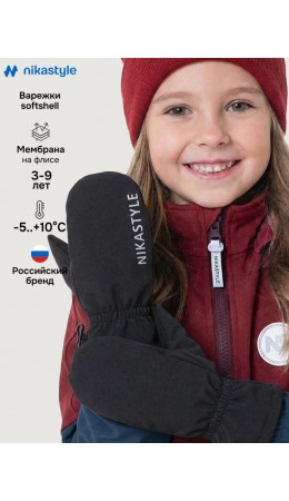 Варежки 14л17026 черный