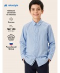 Рубашка 4ш21325 голубая полоска