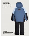 Костюм 7з4926 деним/черный