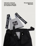 Костюм 7з4926 деним/черный