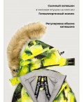 Костюм 7з2326 лайм/черный