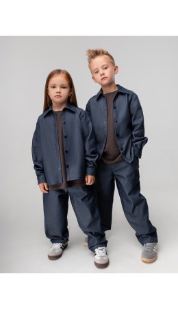 Брюки 6-621MU; темно-синий