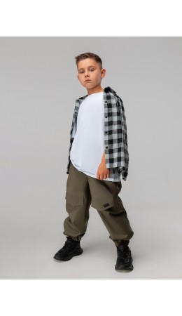 Брюки 6-637MU; хаки