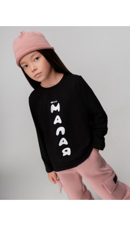 Лонгслив 7-304MU; черный