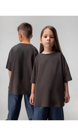 Футболка 4-474MU; коричневый