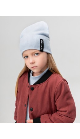 Шапка без отворота 10-423MU; голубой