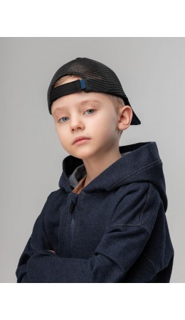 Бейсболка 45-5MU; синий (черный)