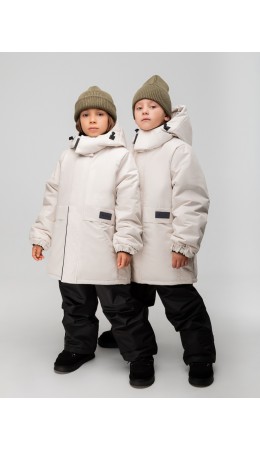 Куртка зимняя 32-84MU; экрю