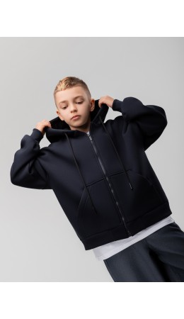 Толстовка 38-74MU; темно-синий