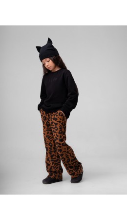 Брюки 6-483MU; коричневый (черный)