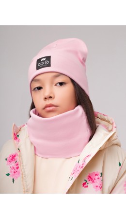 Комплект (шапка, снуд) 13-161MU; светло-розовый