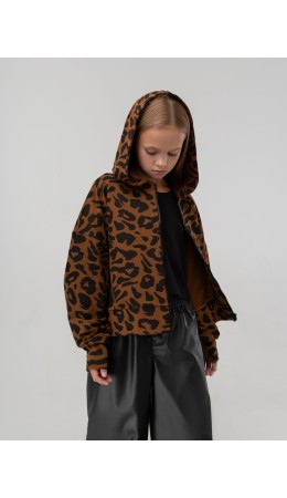 Толстовка 38-56MU; коричневый (черный)