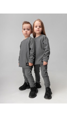 Термокостюм 11-647MU; темно-серый меланж