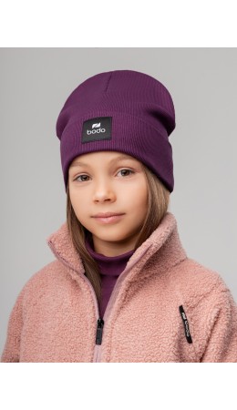 Шапка 10-271MU; сливовый