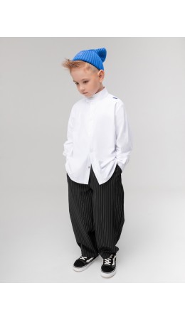 Брюки 6-638MU; черный (белый)