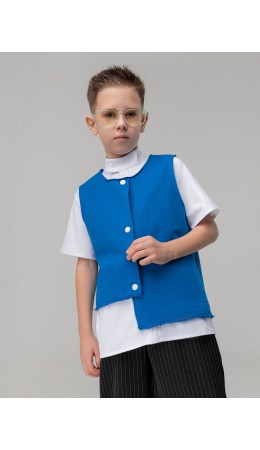 Жилет 14-87MU; синий