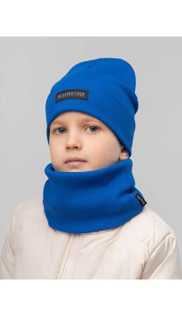 Комплект (шапка, снуд) 13-176MU; синий