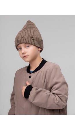 Шапка 10-413MU; темно-бежевый