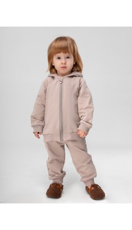 Костюм 21-125MU; серо-бежевый