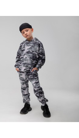 Костюм 11-335МU; темно-серый камуфляж