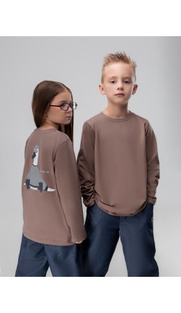 Лонгслив 7-289MU; какао