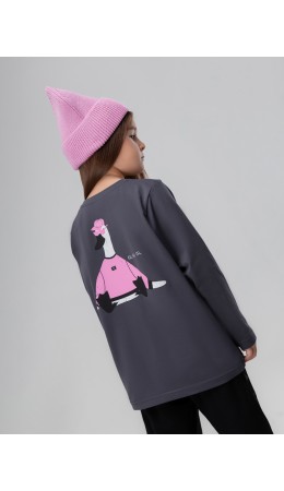 Лонгслив 7-289MU; темно-серый