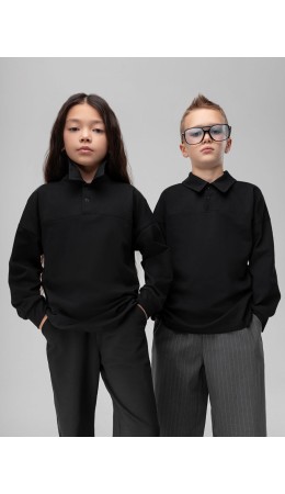 Лонгслив 7-287MU; черный