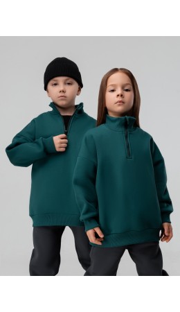 Толстовка 20-269MU; бирюзовый