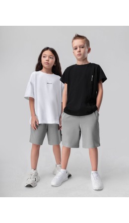 Шорты 8-77МU; светло-серый