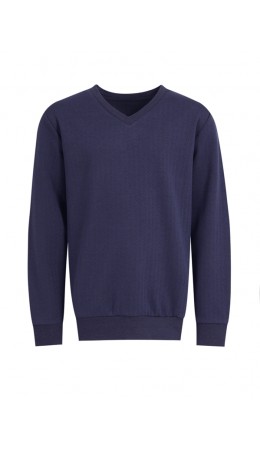 пуловер 1ПДУД4445176; твид темно-синий+ярко-синий