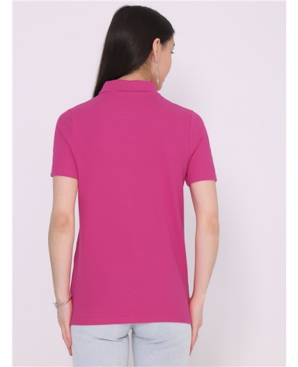 футболка-поло 1ЖДПК4418090; ярко-розовый12