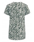 платье 1ДПК4410001н; зебра зеленый+сливки