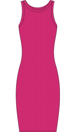 платье 1ЖПБ3955023; ярко-розовый12