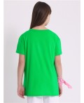футболка 1ДДФК4512001; ярко-зеленый264 / Лови волну неон