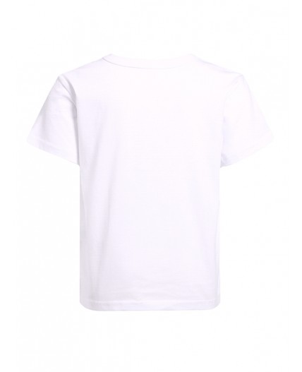 футболка 1ПДФК4332001; белый / Смайл и стрелы