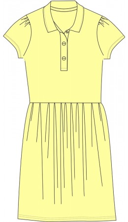 платье 1ДПК4517090; светло-желтый126
