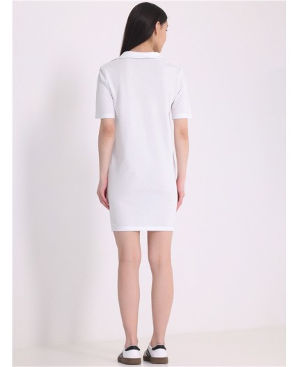 платье 1ЖПК4353090; белый / Серфинг вышивка