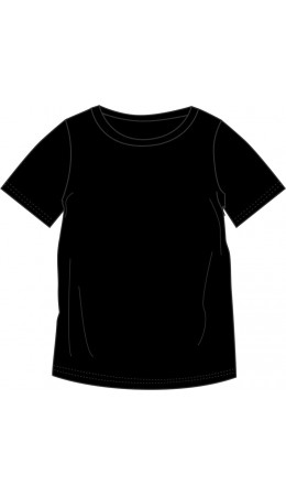 футболка 1ЖДФК3897804; черный