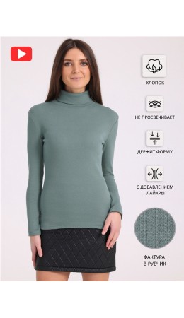 водолазка 1ЖДВД3954023; серо-зеленый113