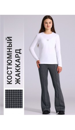 брюки 1ДББ4672176; гусиная лапка черный+светло-серый
