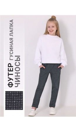 брюки 1ДББ848258н; гусиная лапка мелкая серый