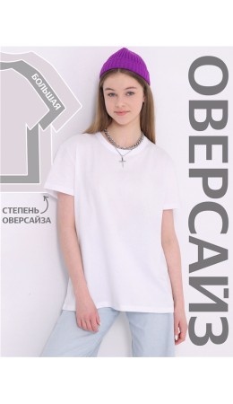 футболка 1ДДФК4511001; белый