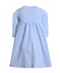 Платье Маняша-1 с шелкографией Голубой