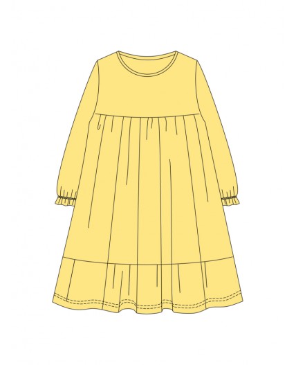 ПЛ-743/1 Платье Карина-1 Жёлтый