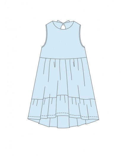 Платье Моана-1 Голубой