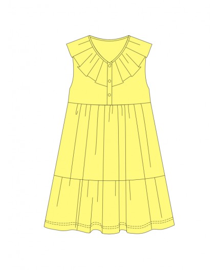 Платье Тома-4 Жёлтый