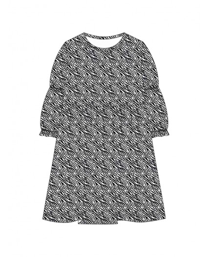 ПЛ-445/16 Платье Жюли-16 Черно-белый