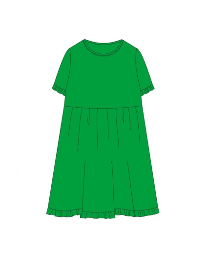 ПЛ-732/4 Платье Равшана-4 Зелёный